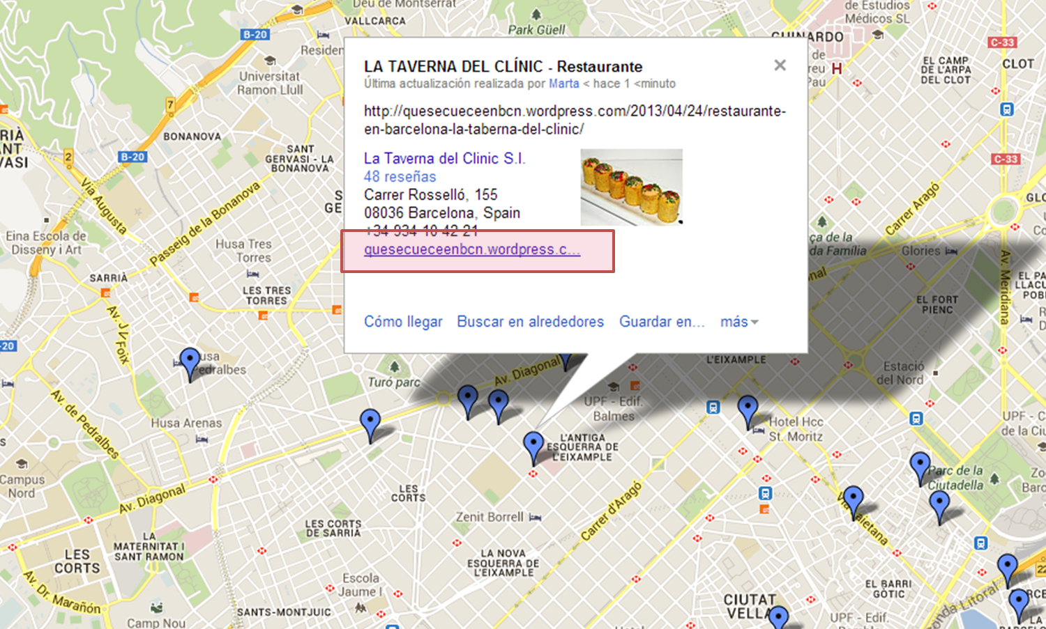 MAPA DE RESTAURANTES