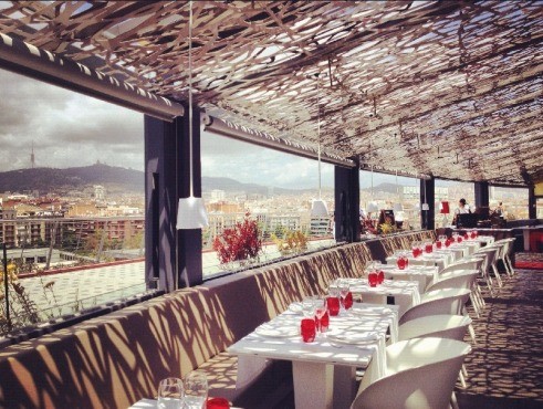 RESTAURANTE ABRASSAME EN EL CENTRO COMERCIAL LAS ARENAS DE BARCELONA