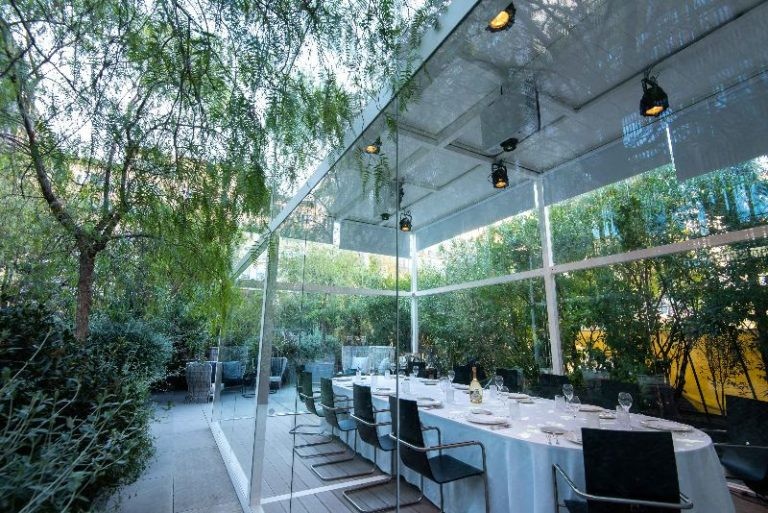 CENA EN EL MANDARIN ORIENTAL CON PETIT R DE RUINART